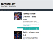 Tablet Screenshot of football442.net